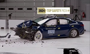 2025 Toyota Camry Crashes Its Way to IIHS Top Safety Pick+ Award