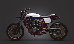 Custom Honda Magna Looks Nothing Like Its Former Self After a Street Tracker Conversion