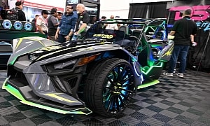 DS18 Built the Craziest Slingshot Ever for SEMA, Packs $20 Grand in Lights and Speakers