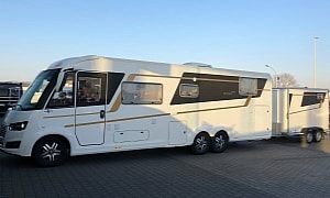 European Class A RV Has Private Airliner-Like Interior, Easily Blows Away the Competition