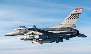 Fully Loaded F-16 Fighting Falcon Protects the Sky Over South Korea