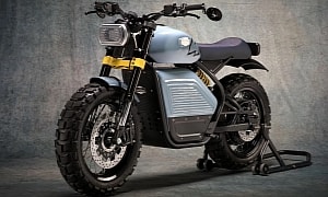 Renault Unveils a Sleek Scrambler E-Motorbike That Pays Tribute to the Legendary Renault 4