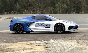 Seized Corvette C8 Joins Panama City Beach Police Department Fleet