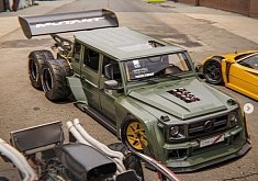 Slammed Mercedes-Benz G63 AMG 6x6 Looks Like an F1 Car