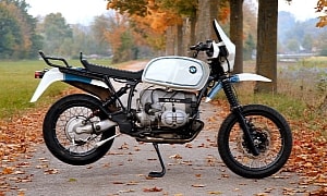 This Modified 1990 BMW R 100 GS Is Halfway Between Custom and Restomod