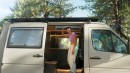 This Old Sprinter T1N Van Hides a Modern, Space-Maximizing Apartment on Wheels