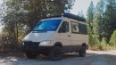 This Old Sprinter T1N Van Hides a Modern, Space-Maximizing Apartment on Wheels