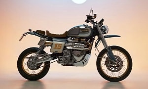 Triumph Scrambler Martyushka Hosts 1200 XE Genetics in a Sexier Custom Package